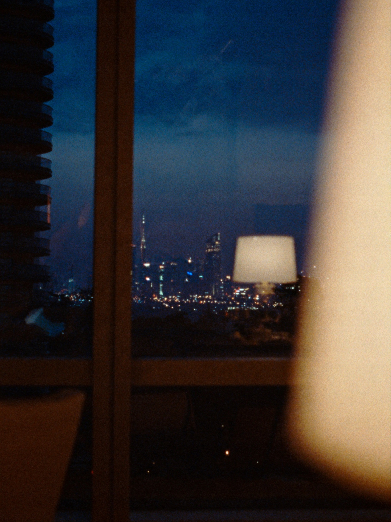 Dubai DIFC skyline at blue hour